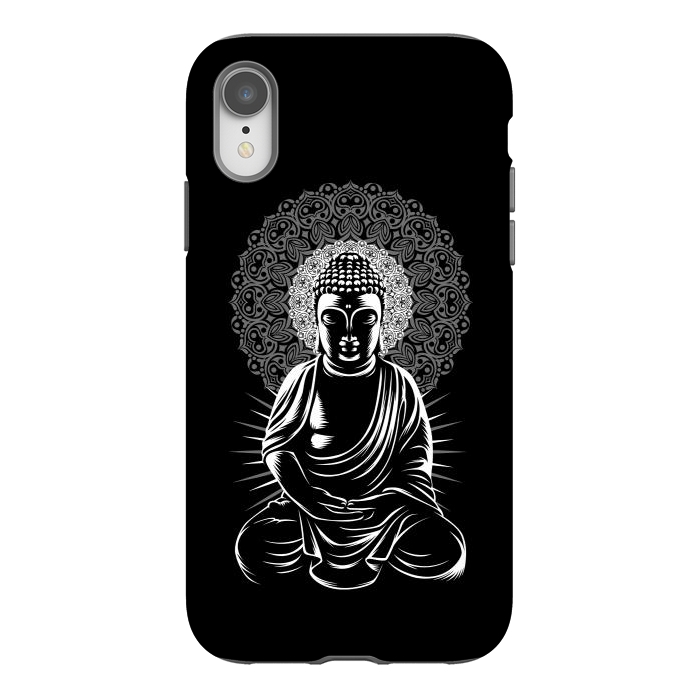 iPhone Xr StrongFit Buddha practicing yoga by Alberto