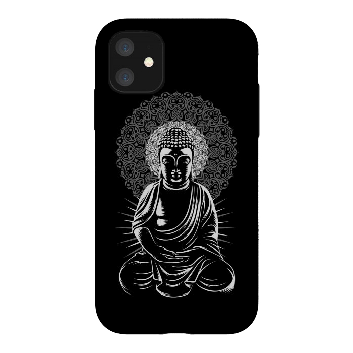 iPhone 11 StrongFit Buddha practicing yoga by Alberto