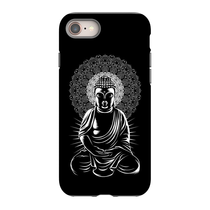 iPhone SE StrongFit Buddha practicing yoga by Alberto