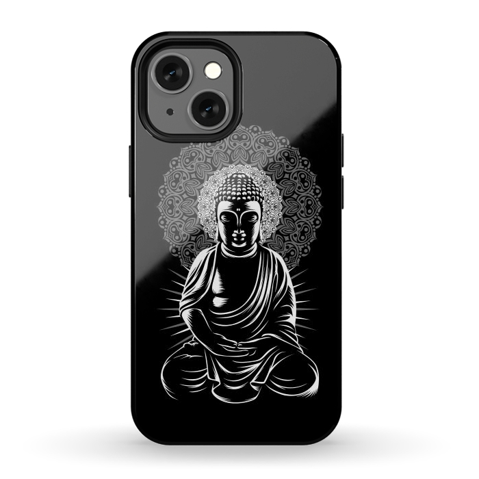 iPhone 12 mini StrongFit Buddha practicing yoga by Alberto