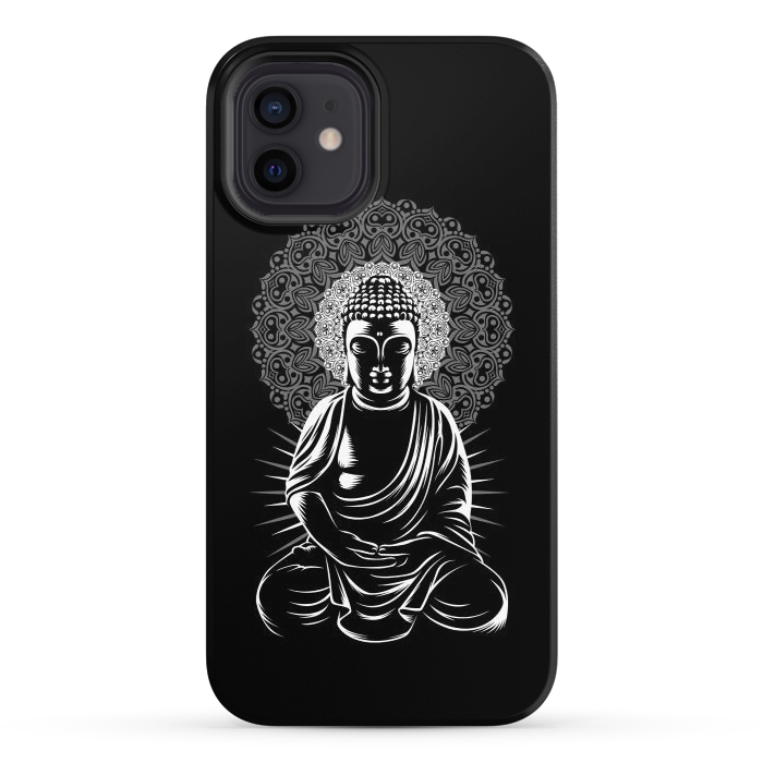 iPhone 12 StrongFit Buddha practicing yoga by Alberto