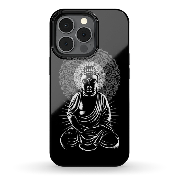 iPhone 13 pro StrongFit Buddha practicing yoga by Alberto