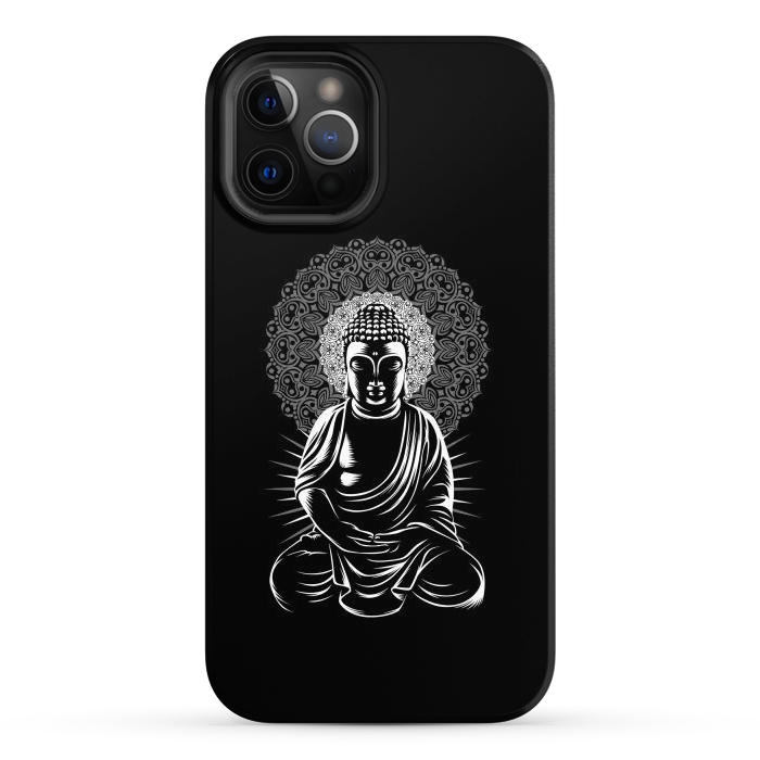 iPhone 12 Pro Max StrongFit Buddha practicing yoga by Alberto