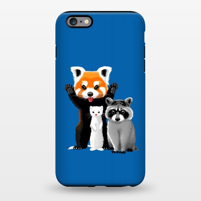 iPhone 6/6s plus StrongFit Raccoon, ferret and red panda by Alberto