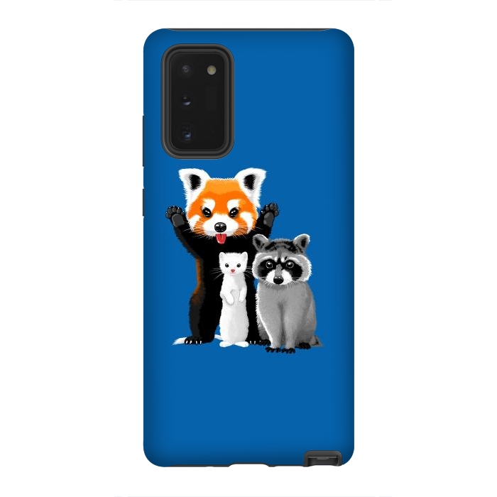 Galaxy Note 20 StrongFit Raccoon, ferret and red panda by Alberto