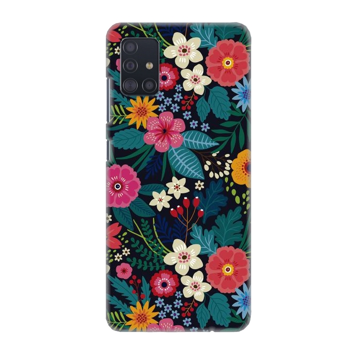 Galaxy A51 SlimFit Flowers Pattern XXX  por ArtsCase