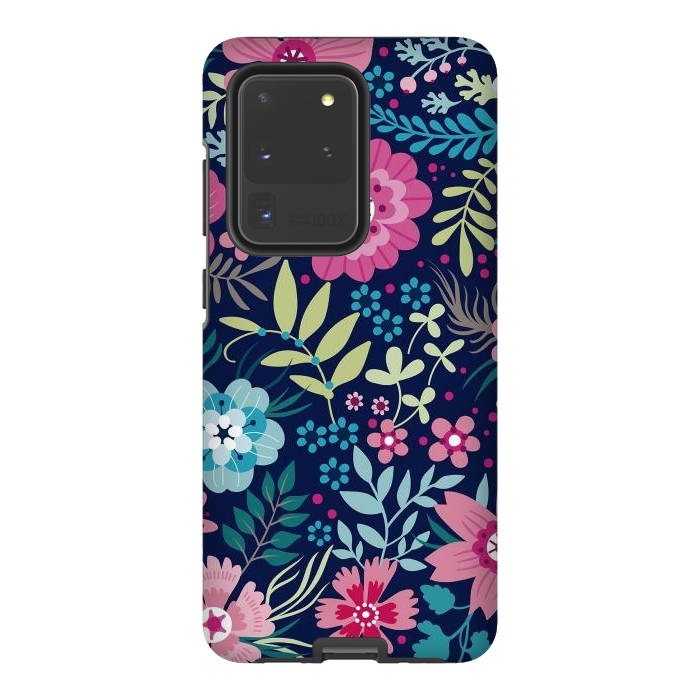 Galaxy S20 Ultra StrongFit Romancing Floral Design by ArtsCase