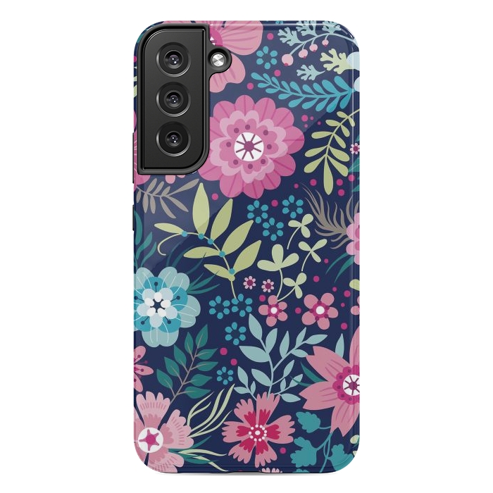 Galaxy S22 plus StrongFit Romancing Floral Design by ArtsCase