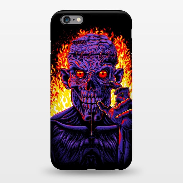 iPhone 6/6s plus StrongFit Zombie in flames by Alberto