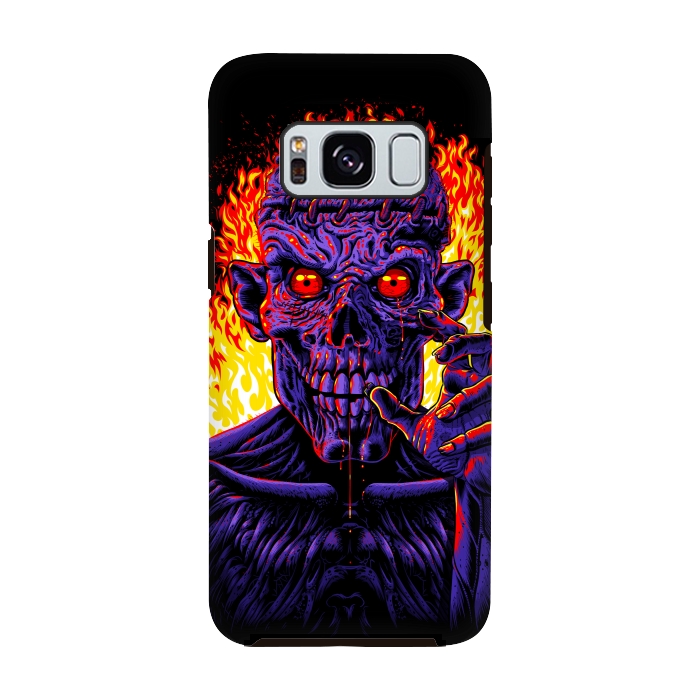 Galaxy S8 StrongFit Zombie in flames by Alberto