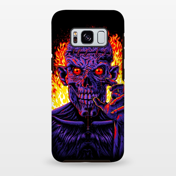 Galaxy S8 plus StrongFit Zombie in flames by Alberto