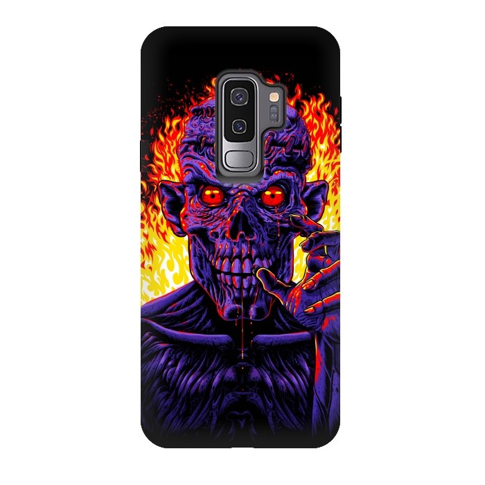 Galaxy S9 plus StrongFit Zombie in flames by Alberto