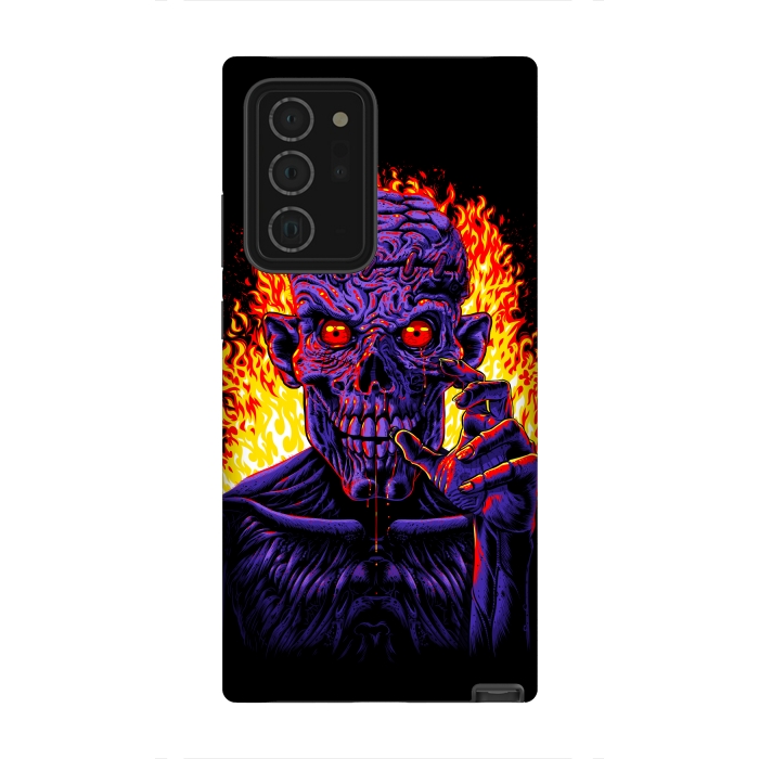 Galaxy Note 20 Ultra StrongFit Zombie in flames by Alberto