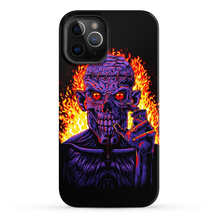 iPhone 12 Pro Max StrongFit Zombie in flames by Alberto