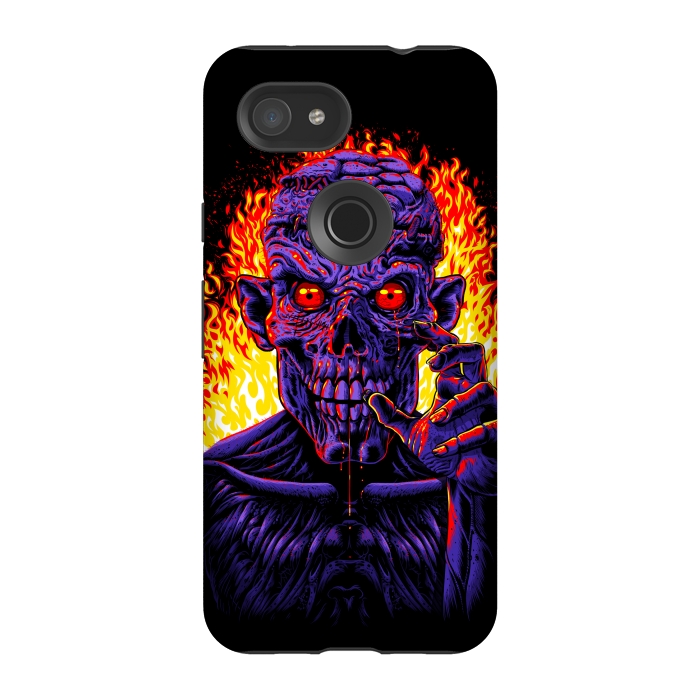 Pixel 3A StrongFit Zombie in flames by Alberto