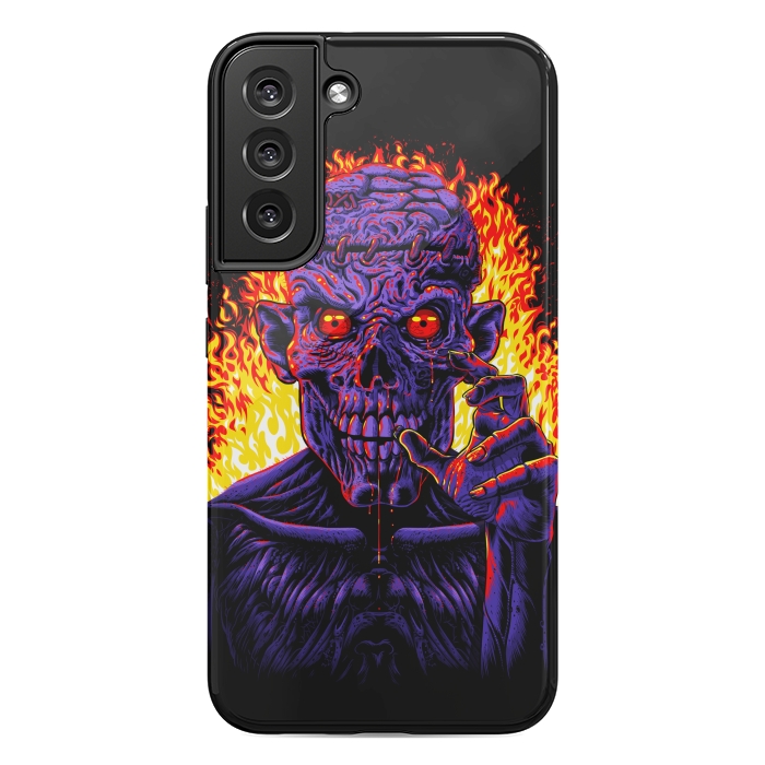 Galaxy S22 plus StrongFit Zombie in flames by Alberto