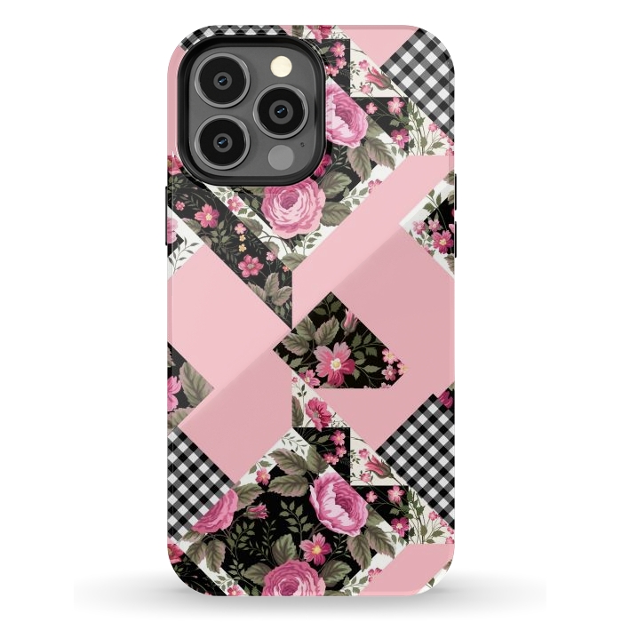 iPhone 13 Pro Max StrongFit elegant roses with pink background por ArtsCase