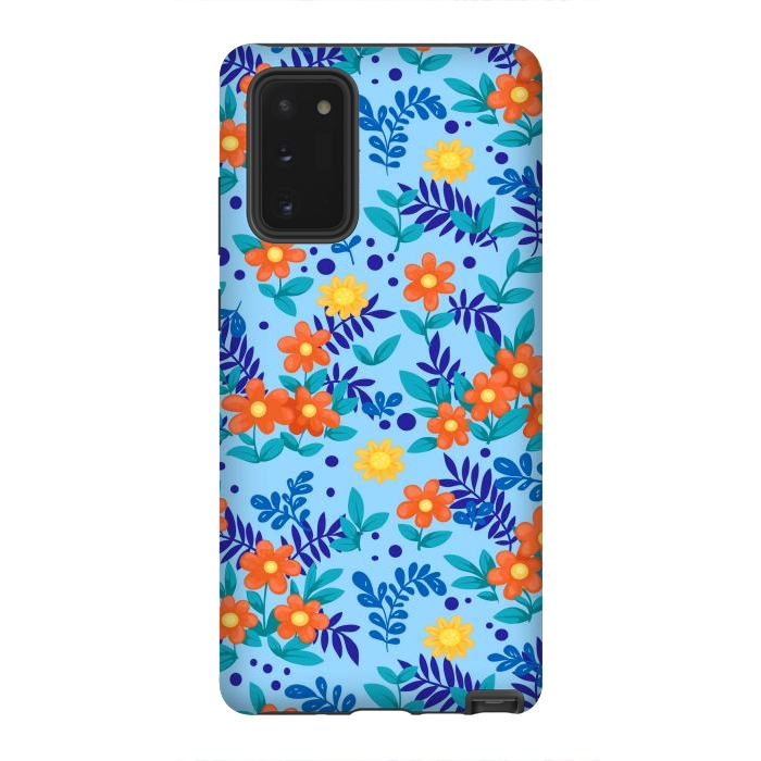 Galaxy Note 20 StrongFit Orange Jasmine by ArtsCase