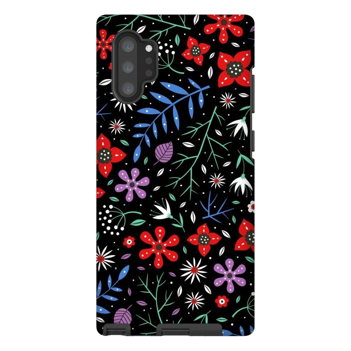 Galaxy Note 10 plus StrongFit Small Flower Patterns by ArtsCase