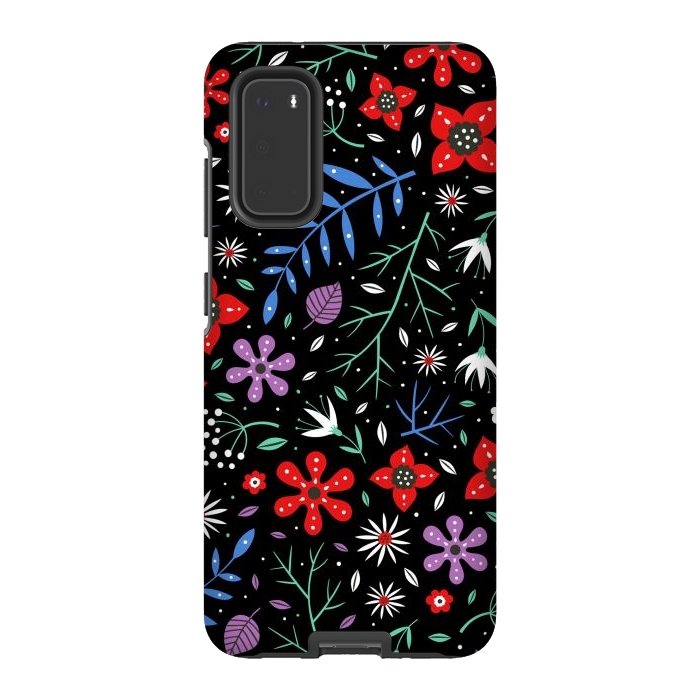 Galaxy S20 StrongFit Small Flower Patterns by ArtsCase