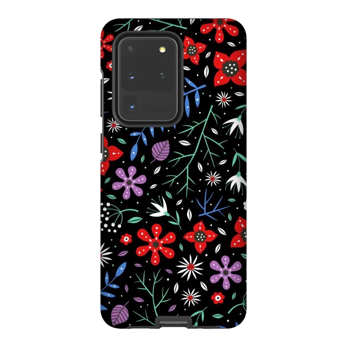 Galaxy S20 Ultra StrongFit Small Flower Patterns by ArtsCase