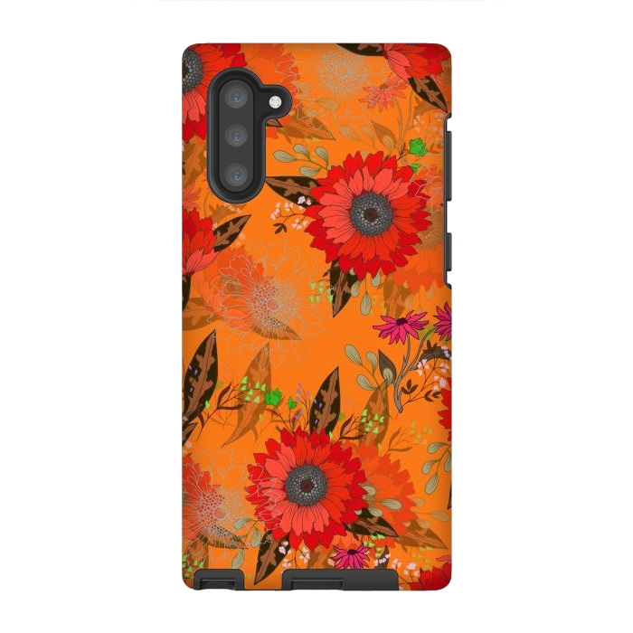Galaxy Note 10 StrongFit Sunflowers for October by ArtsCase
