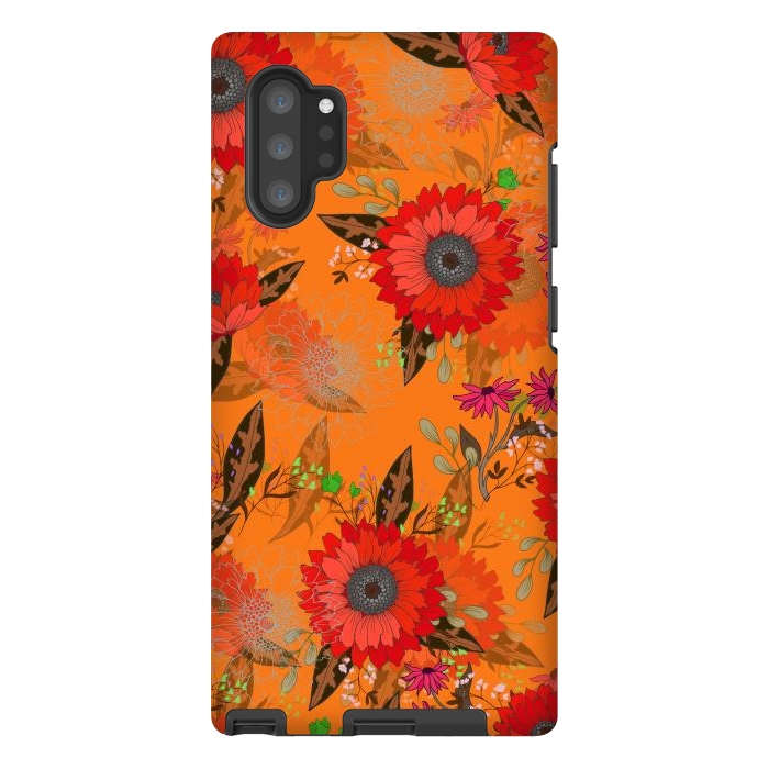 Galaxy Note 10 plus StrongFit Sunflowers for October by ArtsCase