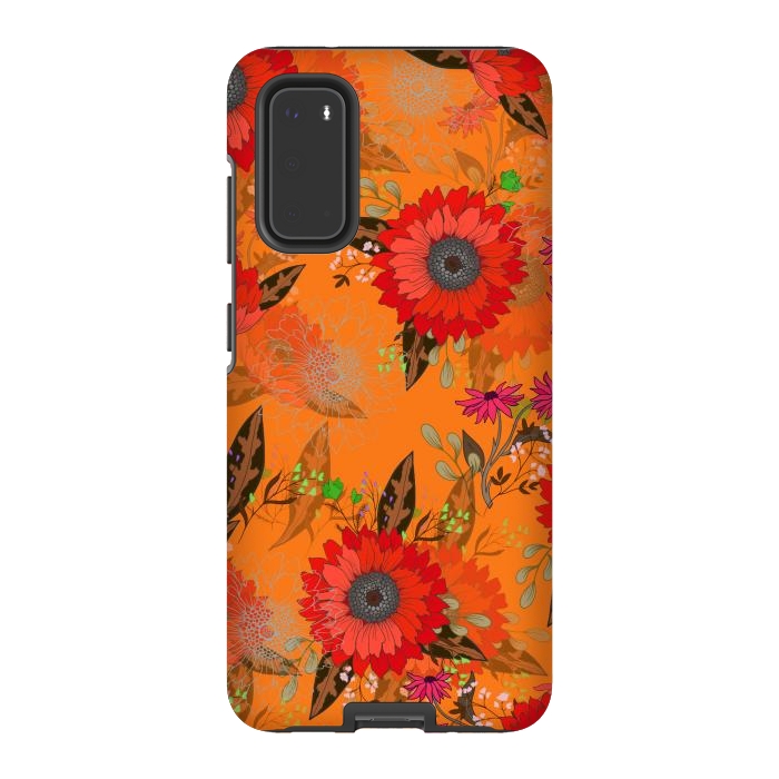 Galaxy S20 StrongFit Sunflowers for October by ArtsCase