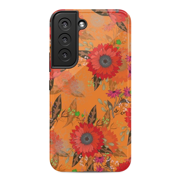 Galaxy S22 StrongFit Sunflowers for October by ArtsCase
