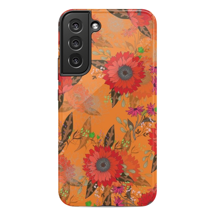 Galaxy S22 plus StrongFit Sunflowers for October by ArtsCase
