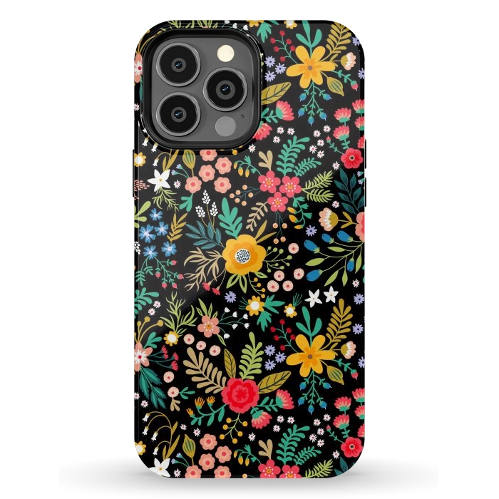 iPhone 13 Pro Max StrongFit Elegant Floral Pattern by ArtsCase
