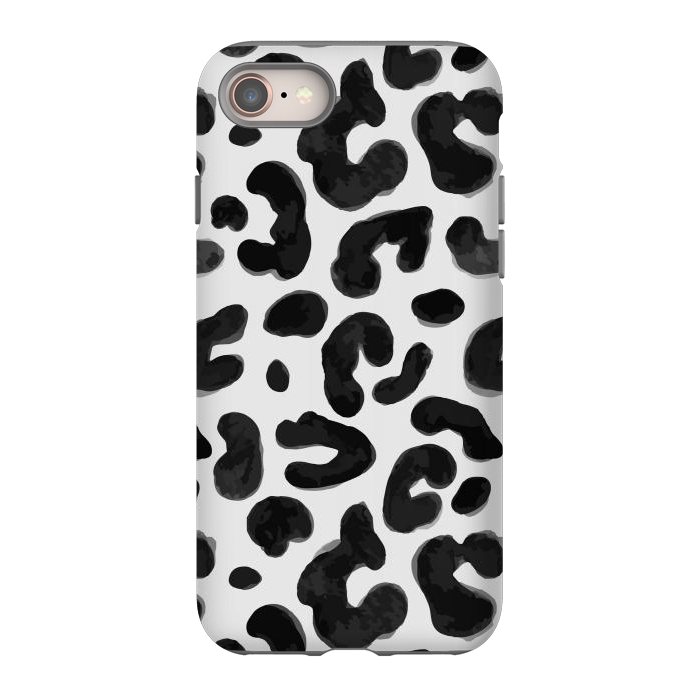 iPhone SE StrongFit Black Animal Print by ArtsCase