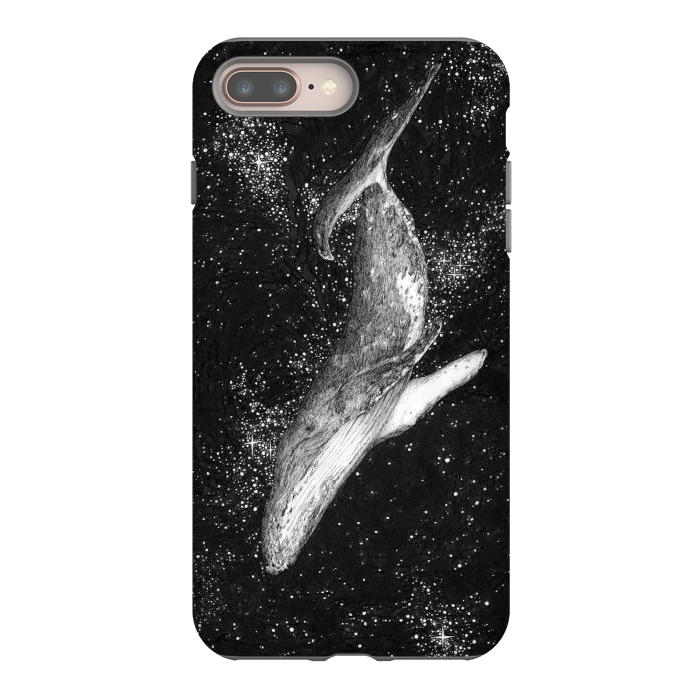 iPhone 8 plus StrongFit Magic Ocean Whale by ECMazur 