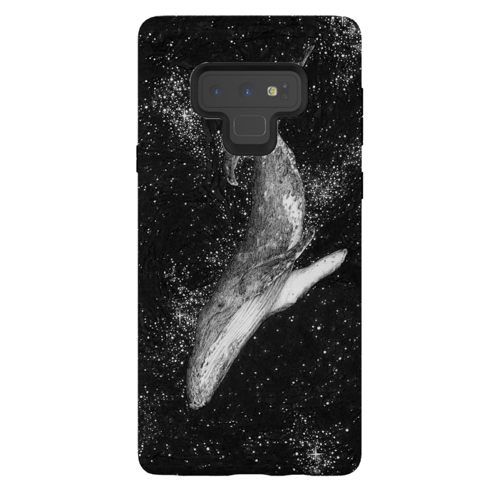 Galaxy Note 9 StrongFit Magic Ocean Whale by ECMazur 