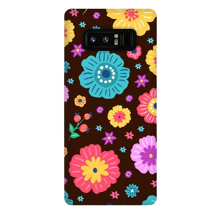 Galaxy Note 8 StrongFit Floral Design 000 by ArtsCase