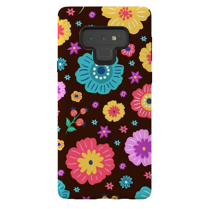 Galaxy Note 9 StrongFit Floral Design 000 by ArtsCase