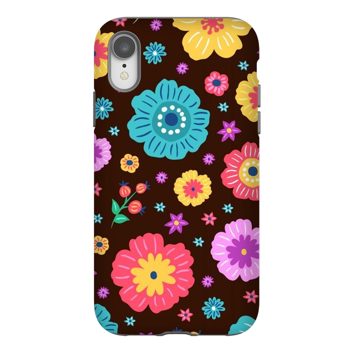 iPhone Xr StrongFit Floral Design 000 by ArtsCase
