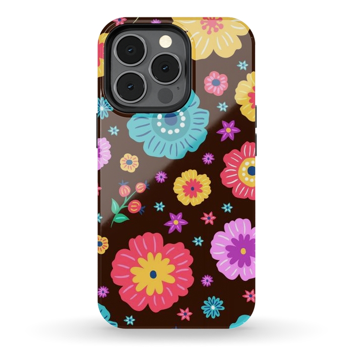 iPhone 13 pro StrongFit Floral Design 000 by ArtsCase