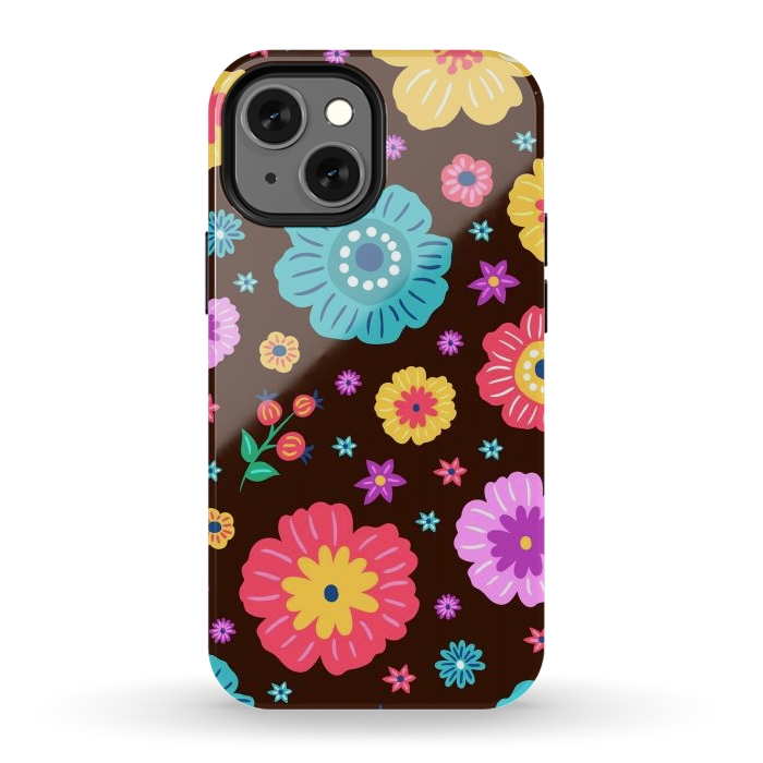 iPhone 13 mini StrongFit Floral Design 000 by ArtsCase