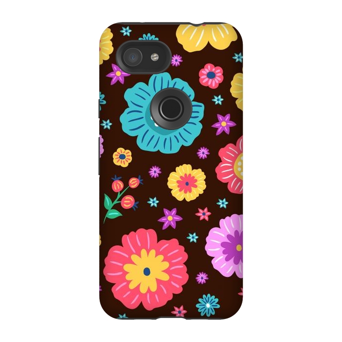 Pixel 3A StrongFit Floral Design 000 by ArtsCase