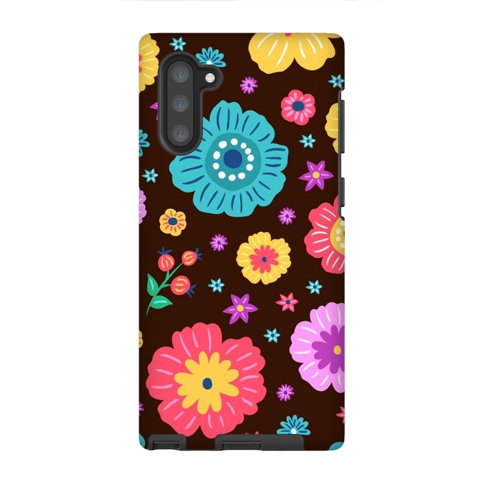 Galaxy Note 10 StrongFit Floral Design 000 by ArtsCase
