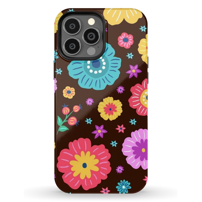 iPhone 13 Pro Max StrongFit Floral Design 000 por ArtsCase