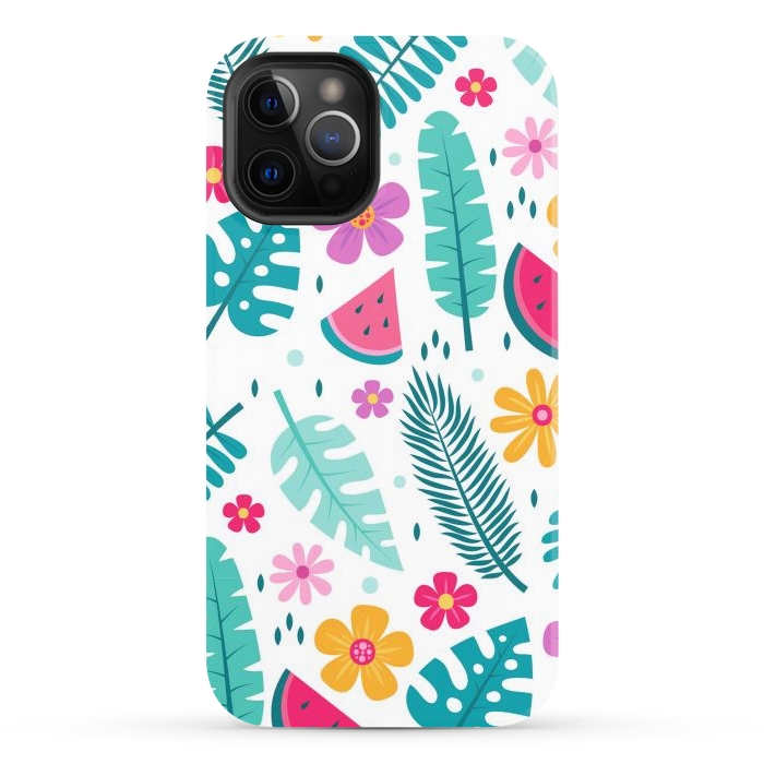 iPhone 12 Pro StrongFit Fun Tropical Design  by ArtsCase