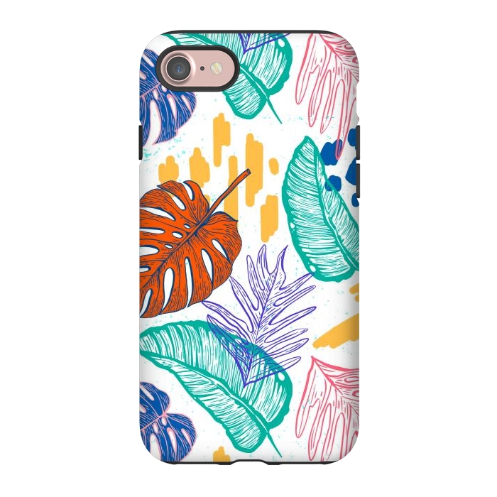 iPhone 7 StrongFit Monstera Leaves by ArtsCase