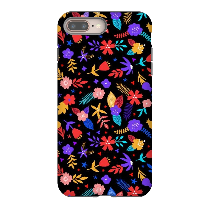 iPhone 7 plus StrongFit Multicoulored Floral Design by ArtsCase