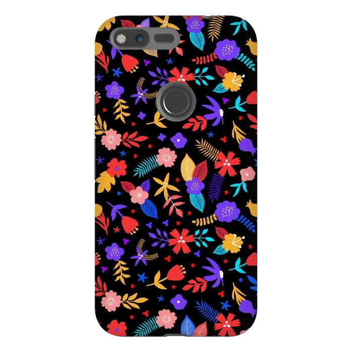Pixel XL StrongFit Multicoulored Floral Design by ArtsCase