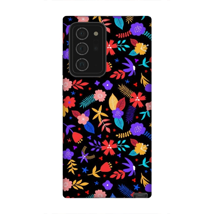 Galaxy Note 20 Ultra StrongFit Multicoulored Floral Design by ArtsCase