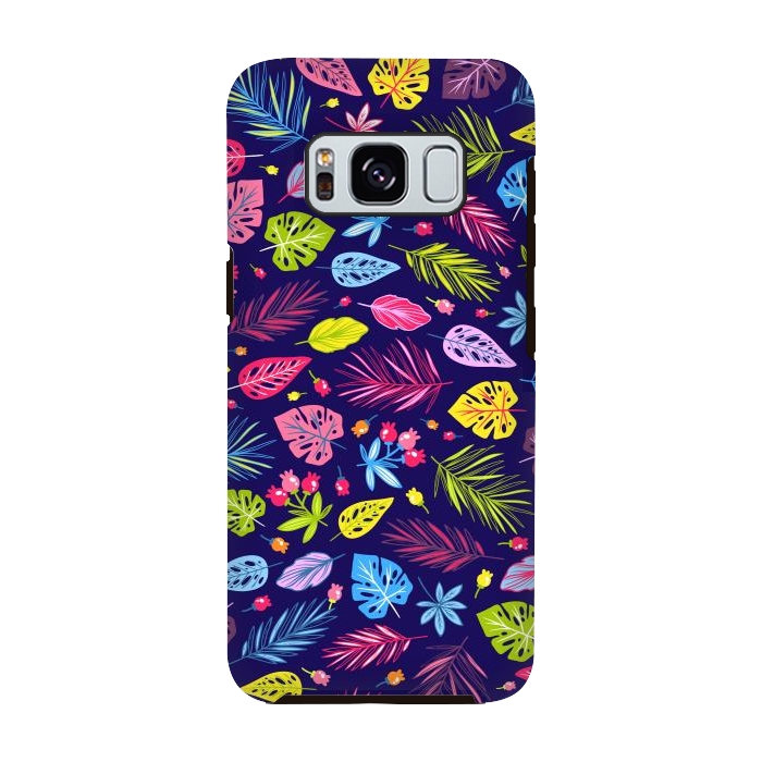 Galaxy S8 StrongFit Summer Coulored Floral Design by ArtsCase