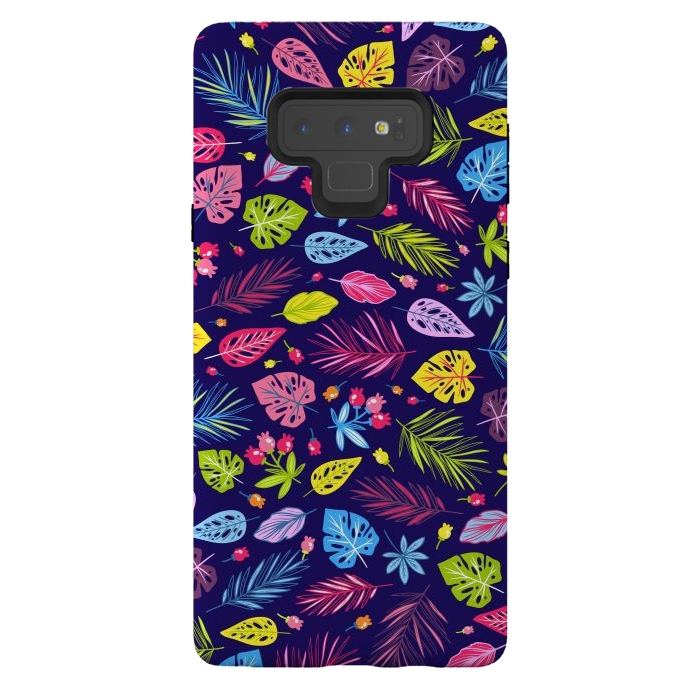 Galaxy Note 9 StrongFit Summer Coulored Floral Design by ArtsCase