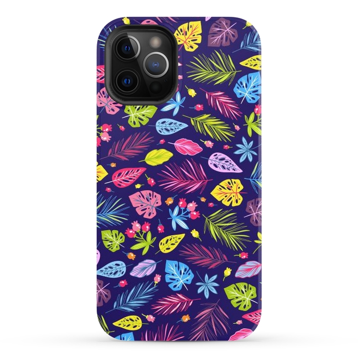 iPhone 12 Pro StrongFit Summer Coulored Floral Design by ArtsCase